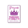 thumbnail image 2 of Princess Parking Novelty Sign, Metal Wall Decor - 10x14 inches, 2 of 4