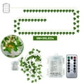 AYUQI Ivy Vines 16.4ft Artificial Ivy with 50 LED String Light Leaf