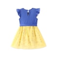 thumbnail image 2 of Vestido enterizo para niña pequeña de Blancanieves de Disney con lazo, 5-6 años, 2 of 8