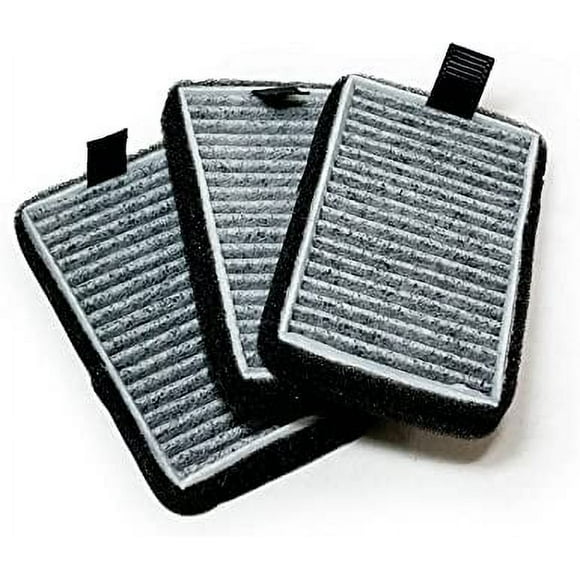 Filtro HEPA de carbono Nispira para purificador de aire portátil, Clarifion DSTX | Mini enchufe personal en el ionizador de aire | Retire el olor a la caspa de mascotas de humo | Paquete de 3 Nispira JAJ0675