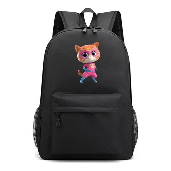 SuperKitties Cartoon Students Backpack – Anime School Bag with Large Capacity – Lightweight Daypack for Travel, Sports, Laptop Back to School Use