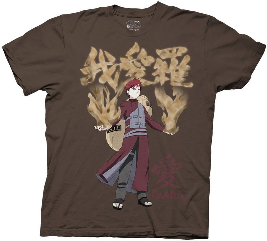 Naruto Shippuden Cadre Kanji Gaara T-Shirt