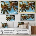 thumbnail image 4 of Designart "Yellow Palm Trees landscape V" Floral Floater Framed Canvas Art Print, 4 of 7