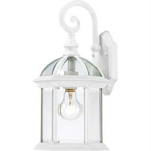 Nuvo 60-4961 - Boxwood - 1 Light - 15" Outdoor Wall W/ Clear Seed Glass