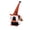 A, variant on Gardjoe This 10.2-inch flocked faceless doll Halloween figurine features a velvety texture and minimalist horror aesthetic suitable for gothic-inspired desk and shelf displays.
