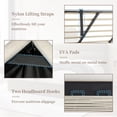 thumbnail image 6 of Zanmintaobo King Bed Frame with Lift up Storage,Wood Platform Bed with Headboard,Solid Wood Slat Support,Sturdy & Noiseless,No Box Spring Needed,Ivory, 6 of 12