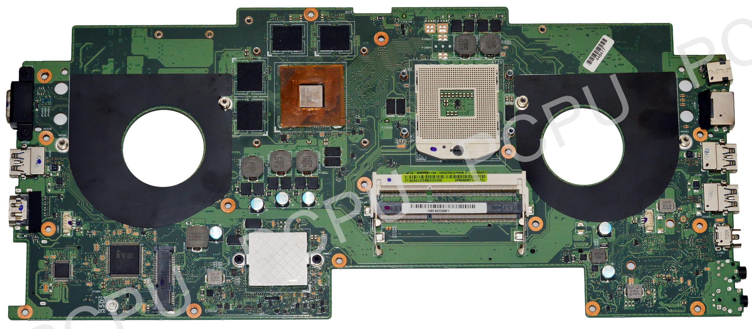 60NMMMB1100C09 Asus G46VW Intel Laptop Motherboard s989