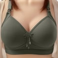 thumbnail image 2 of Wdgfv Comfort Wireless Support Bra for Women with Adjustable Upper Design and Advanced Wicking Breathable Fabric Army Green 40, 2 of 4