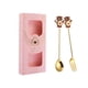 thumbnail image 1 of Kits de cubiertos navideños, vajilla, juego de cubiertos, utensilios reutilizables multiusos, Navidad alce rosa, 1 of 9