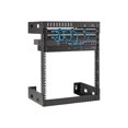 thumbnail image 4 of StarTech.com 12U Open Frame Wall Mount Network Rack - 2-Post 12" Depth Computer, Data, AV, Media, IT Equipment Rack - 198lbs Capacity (RK12WALLO), 4 of 9