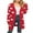 04 Red, variant on Drvitor Valentines Cardigans for Women Heart Printed Open Front Cardigans Casual Loose Mid-Length Cardigan Sweaters