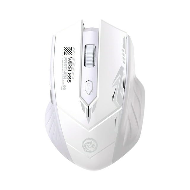 Grey Grey Wireless Gaming Mouse Dual Mode Bluetooth And 2.4G Connectivity Six Buttons Adjustable Dpi Type-C Fast Charging Ergonomic Silent Mute Design For Computer And Laptop