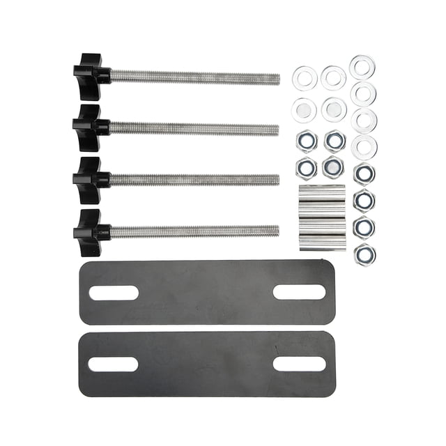 Aramox Traction Board Mounting Kit, Off Road Traction Board Mounting Pins Adjustable Brackets Set For 4.72-6.69in Recovery Tracks