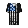 4th of July Summer Tops for Women 2024 3/4 Sleeve Tops For Women 2024