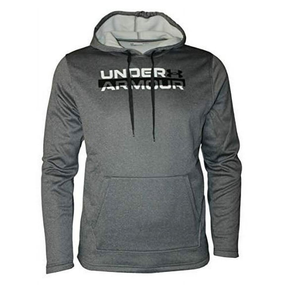 Under Armour Men's Logo Loose Fit Pullover Hoodie M Gray 1359858-020