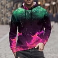 thumbnail image 6 of NuoCaiYun Fall Winter Sweatshirts for Men and Women Hooded Sweater Flame Printed Pullover Blouse with Pocket, 6 of 6