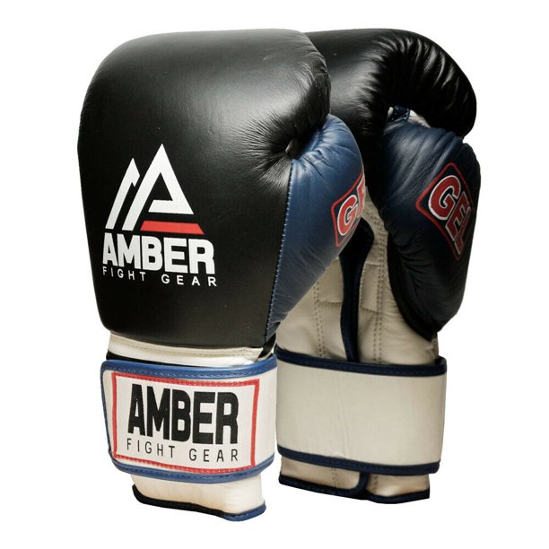Amber Fight Gear Gel Training Gloves Hook & Loop MMA UFC Bag Gloves