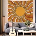 thumbnail image 4 of DaShan Vintage Sun Tapestry Wall Hanging,Abstract Rainbow Boho Tapestries for Dorm Living Room Bedroom Decor 60"Wx50"L, 4 of 6