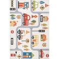 thumbnail image 4 of nuLOOM Lettie SplashGuard Machine Washable Area Rug, 7' x 9', White Multicolor, 4 of 11
