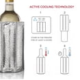 thumbnail image 4 of Vinoteca Vacu Vin Active Cooler reutilizable plateada, 4 of 8