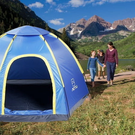 New Persons Waterproof Hexagonal Large Camping Hiking Pop Up Tent Outdoor Base Camp New Persons Waterproof Hexagonal Large Camping Hiking Pop Up Tent Outdoor Base Camp