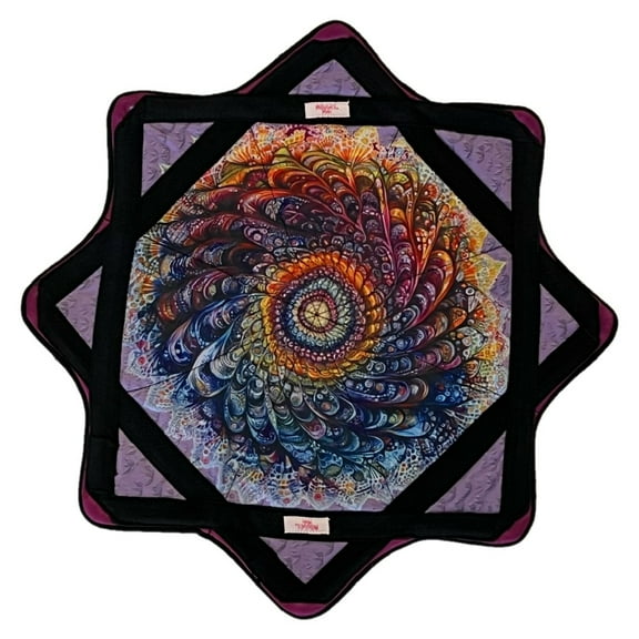 Mougee Mini Star Spinning Cloth - 20" Diameter (Peacock Spin)