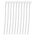 thumbnail image 2 of Juego De 10 Uds De Bucles De Inoculación Reutilizables, Herramientas De Rayado De Cultivo De Tejido Celular De Metal De Acero Inoxidable De 2mm, 2 of 7