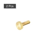 thumbnail image 3 of Knurled Thumb Screws, M5x16mm Flat Brass Bolts Grip Knobs Fasteners 2Pack, 3 of 4