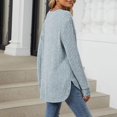 thumbnail image 4 of hotojiny Women's Loose Sweaters Lightweight Fall Casual Solid Color Pullover Tops Long Sleeve Crewneck Outfits Clothes, 4 of 7