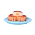 thumbnail image 2 of Joernso Dollhouse Miniature Mid-Autumn Festival Moon Cake Kitchenware Lotus Mini Decor, 2 of 8