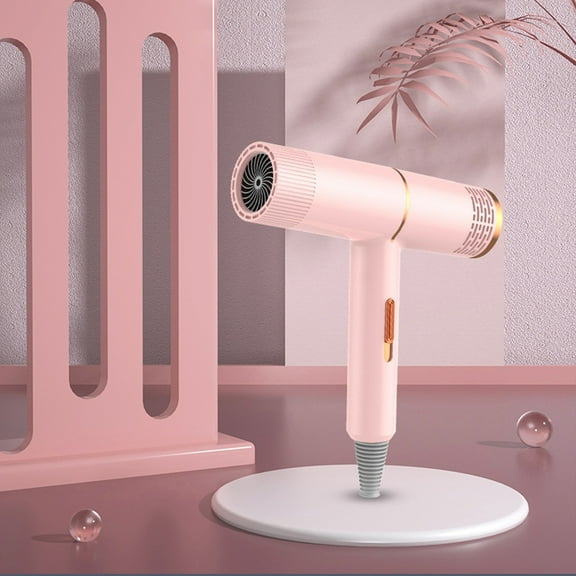 High-Power Ionic Hair Dryer with 3 Speed Settings and Intelligent Temperature Control for Quick Drying and Styling Ideal for Home and Travel Use