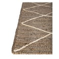 thumbnail image 5 of Unique Loom Braided Jute Collection Area Rug - Trellis (2' 2" x 6' 1" Runner Gray/Ivory), 5 of 6