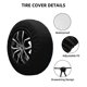 thumbnail image 2 of Balery Hawaiian Style Cubiertas para Neumáticos - Protector Resistente para Neumáticos de Camioneta, SUV, Remolque, Camper y RV-14 inch, 2 of 6