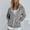Gray cheap stuff under 5 dollars, variant on Dyegold Hoodie For Women Zip Up Holiday Trendy Pullover Zipper Hooded Workout Ladies Solid Light Hoodie Oversized Teen Girls Jacket Casual Winter Sweatshirt Warm Comfy Plus Size Sweater