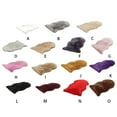 thumbnail image 2 of Youkk Add Touch Of Luxury To Living Space With Faux Fur Rug Machine Washable Polyester Faux Lambskin Rug Winered, 2 of 6