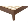 thumbnail image 4 of Wood Platform Bed Frame, Queen Bed with Slat Support, No Box Spring Needed, Easy Assembly, Queen, 4 of 6