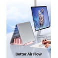thumbnail image 4 of Soporte vertical para portátil Vaydeer de 3 ranuras para MacBook/Chromebook, 4 of 8