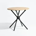 thumbnail image 4 of Homy Casa Round Computer Desks - 31.5 Inch Diameter Little Conference Table for Office Small Space, Natural, 4 of 5