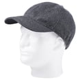 thumbnail image 3 of Apt 9 by Totes Men's Wool Blend Charcoal Grey Winter Hat Baseball Cap With Earflaps, 3 of 4