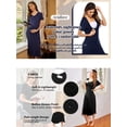 thumbnail image 3 of Avidlove Womens Maternity Nightgown for Hospital Pregnancy Long Nightgowns Nursing Night Gown for Breastfeeding, 3 of 8