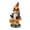 D, variant on 7.2 Inch Weather Resistant Solar Gnome Resin Statue Outdoor Patio Porch Lawn Garden Ornament with Embedded Solar Lights Wonderful Halloween Holiday Practical Gift for Parents and Household Decor Use