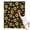 Black Sunflower Daffodil, variant on Black Sunflower Daffodil Pattern Blanket,Comfortable Soft Flannel Throw Blanket,All Season,Warm Lightweight Blankets for Sofa Bed Couch Living Room Chair,30"x40"