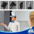thumbnail image 3 of Juego de cepillos limpiadores de lechada MR.SIGA en forma de V y borde Deep Clean, 3 of 6
