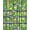 Green, Pattern 2, variant on Flatwoven High Traffic Area Rug, Playful Urban Landscape Theme, Non Slip, Stain Resistant, Washable Area Rugs for Living Room, Bedroom(Green, 2X3)