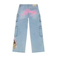 thumbnail image 2 of Ed Hardy Tiger Flowers Cargo Jean Pants - WEHD8600-2 (Retro Light, 30), 2 of 2