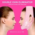thumbnail image 2 of Máscara de elevación V line Reductor de papada - Eliminador de papada - Cinturón facial, reafirmante de la piel que previene la flacidez Cinta de estiramiento facial, 2 of 5