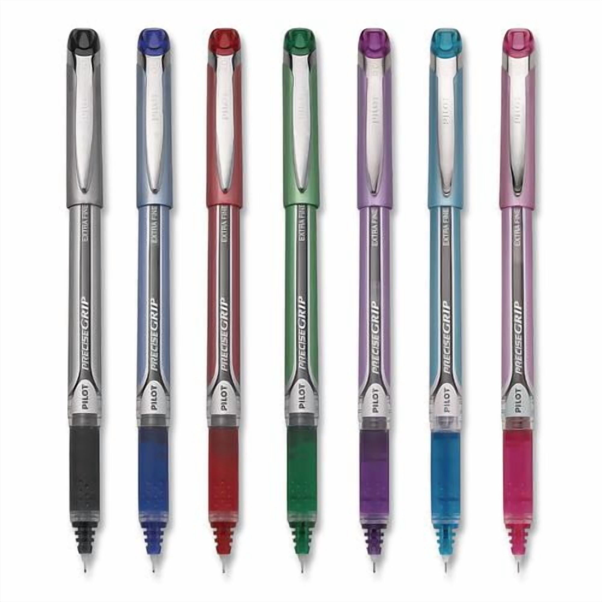 Precise Grip Rollerball Pen, Stick, Extra-Fine 0.5 mm, Assorted Ink and Barrel Colors, 7/Pack | Bundle of 2