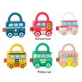 thumbnail image 4 of 100% Brand New Sensory Learning Game Unlocking Toys Cognition Scooter Infant Fun 7x4x9cm Traditional Games 3 Packs Digital Key Matching, 4 of 5