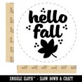 thumbnail image 2 of Hello Fall Self-Inking Rubber Stamp Ink Stamper - Red Ink - Large 1-1/2 Inch, 2 of 7