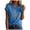 Blue, variant on Women's T-Shirts V-Neck Tee Mystical Moon Graphic Shirts Vintage Short Sleeve T Shirt for Summer (Blue, XL)